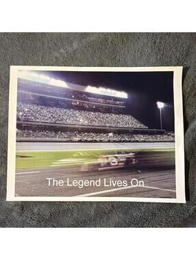 Dale Earnhardt Sr. The Legend Lives On 8 1/2”x11” Photo “The Intimidator”